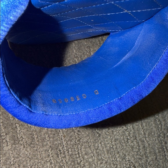 CHANEL Blue Satin Flats - Picture 4 of 5